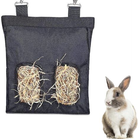 Sac à foin pour lapins et cochons d'Inde, mangeoire à foin pour lapins et cochons d'Inde, Labb (1/5)