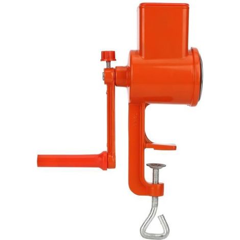 Moulin à café - - Manuel - Alliage d'aluminium - Mécanisme de broyage réglable - Couleur orange (1/4)