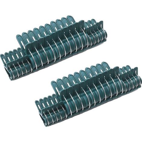 2 teilige Pflanzenclips Gartenclips für Tomatenrankgitter Kletterpflanzenclips Gartenwerkzeug Stützt und fixiert Pflanzen Kunststoff für Tomaten, (1/5)