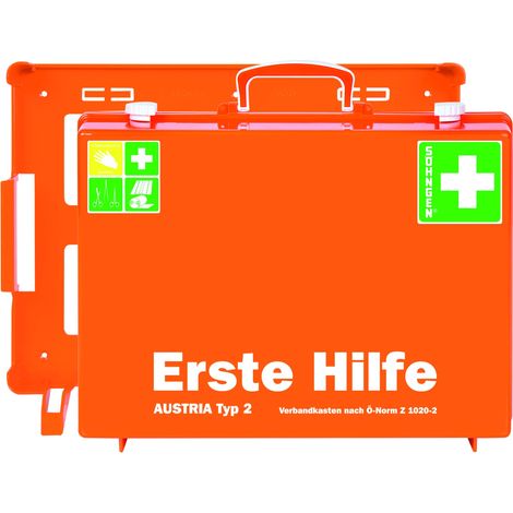 Söhngen Erste-Hilfe-Koffer AUSTRIA Typ 2 (Wundverbände SIRIUS Rettungsdecke) (1/3)