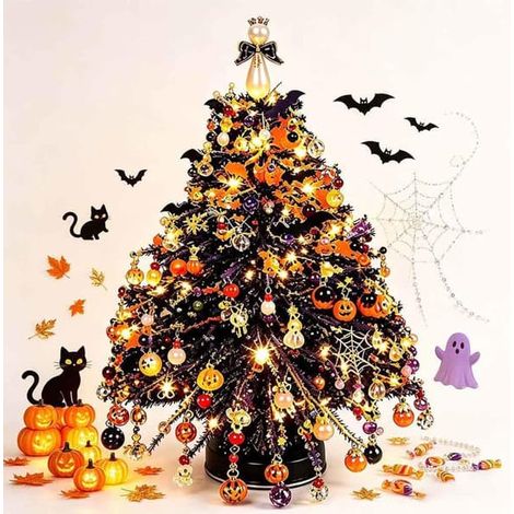 Kit de sapin de Noël DIY en perles 3D avec perles en cristal, cadre métallique et sommet d'ange, décoration de table faite main, cadeau B - couleur (1/5)