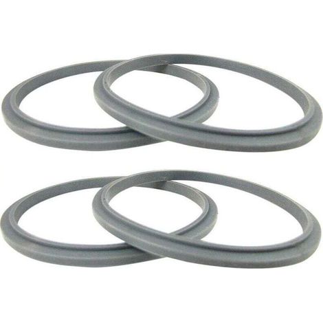 Nutri Juicer Accessories, Nutri Juicer Lid Gasket, Juicer Sealing Ring, White Sealing Ring, for Nutri 600W/900W Home Juicers (Set of 4) (1/5)
