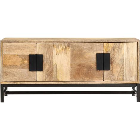 Maison Exclusive - Tavolino da Salotto 90x55x40 cm in Legno Massello di Mango (1/5)
