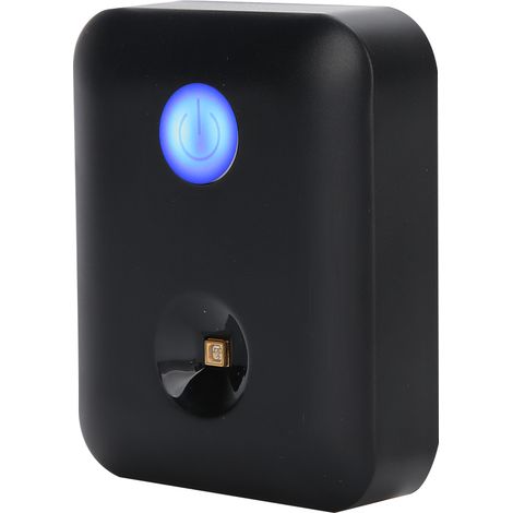 Mini lampe de nettoyage ultraviolette LED rechargeable pour la maison, pour poubelle de toilettes, noire. (1/5)