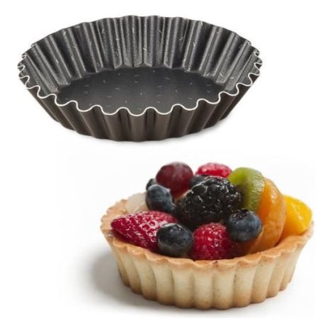 Tefal Success jeu de 4 moules à tartelettes marron