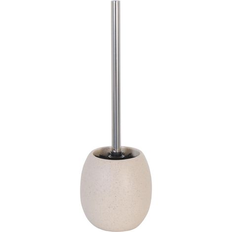 Brosse WC avec Support Céramique Beige