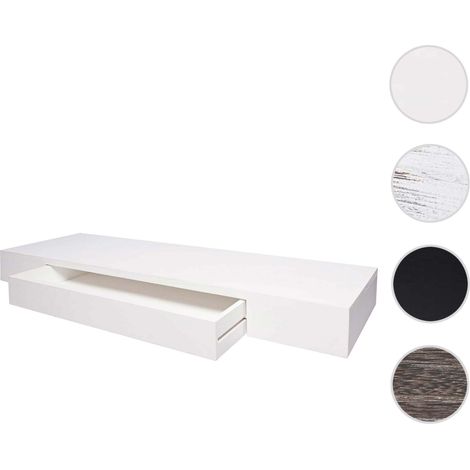 Étagère murale HWC-H37, étagère flottante étagère murale étagère suspendue 8x80x25cm brun, shabby (1/5)