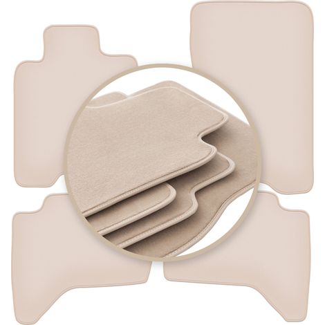 Tapis beiges PREMIUM pour : Mitsubishi L200 IV pick-up 2006-2015 (1/5)