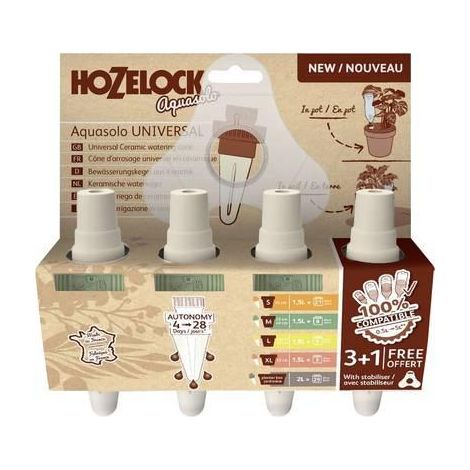 Hozelock Coni d'irrigazione arancioni 7 cl in ceramica microporosa