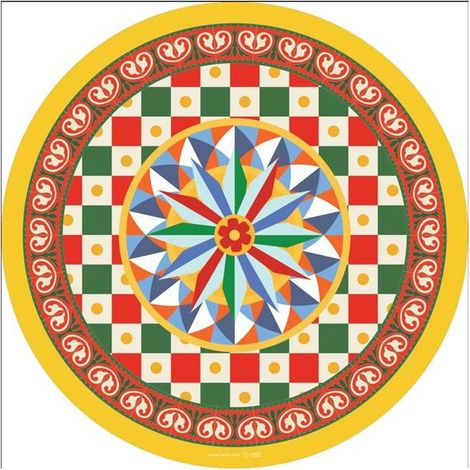Tovaglietta Tonda Erice D 35 cm