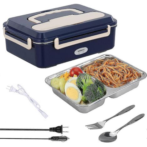 3-in-1 Elektroauto-Lunchbox, tragbarer Speisenwärmer, Isoliertasche – Dunkelgrün