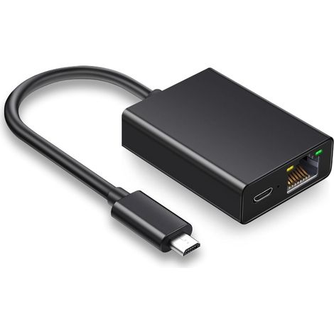 Adaptateur Ethernet pour Fire TV Stick, Micro USB vers RJ45 Adaptateur Réseau Ethernet Compatible avec Fire Stick 4K, Chromecast Google Home Mini et d'autres Sticks TV en Streaming (1/5)