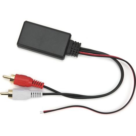 Adaptateur RCA radio Bluetooth 5.0 portable pour voiture, câble audio sans fil compatible avec Kenwood (1/5)