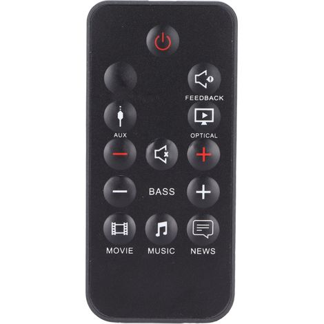 Télécommande de remplacement à gros boutons résistante à l'usure, compatible avec l'enceinte Cinema SB150 (1/5)