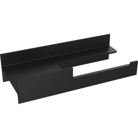 emco aura porte-papier, logement à droite, noir mat, 850013400 (1/4)