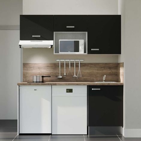 Kitchenette K55L-PT - 180 cm avec plan de travail et évier