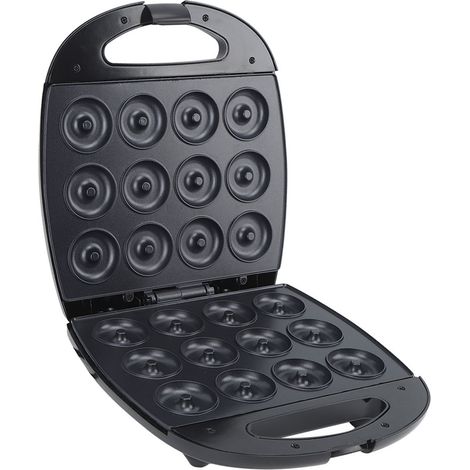 Machine à mini-donuts avec température réglable, double chauffage, permet de réaliser 12 donuts, prise américaine 110 V pour la cuisine (1/5)