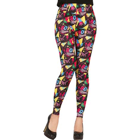 LEGGINGS PANTS Coloridos Disco Años 80 M (1/3)