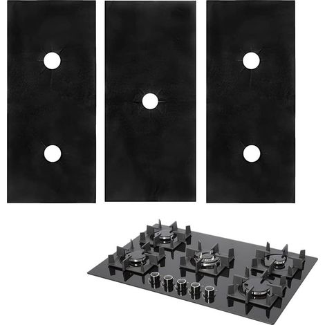 Protection Plaque Cuisson Gaz Tapis de Cuisinière à Brûleurs Housse de Protection pour Plaques de Cuisson (1/5)