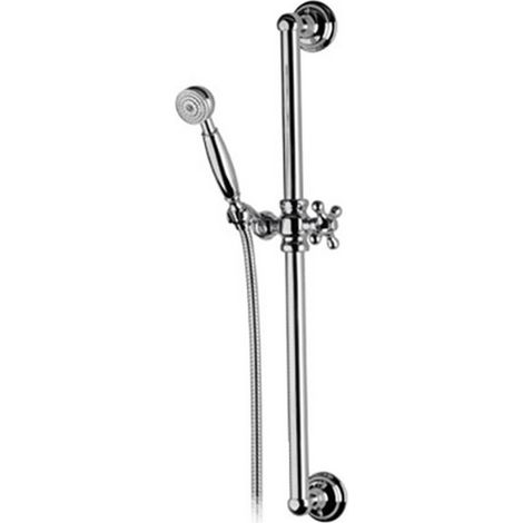 Saliscendi serie Liberty interamente cromato con flessibile