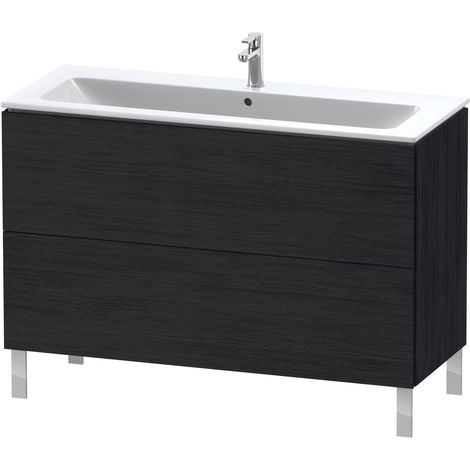 Duravit L-Cube bâti-support pour lavabo à poser, 2 tiroirs, (1/3)