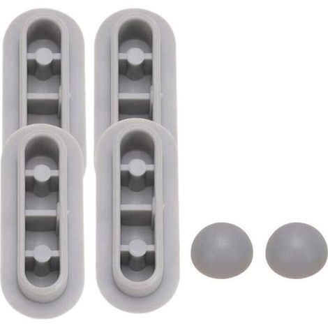 0 - 4 Pièces Tampon Universel pour Siège de Toilette Universel Chocs . de Tampon Abattant WC Plastique Toilette Pare-chocs Remplacement (1/5)