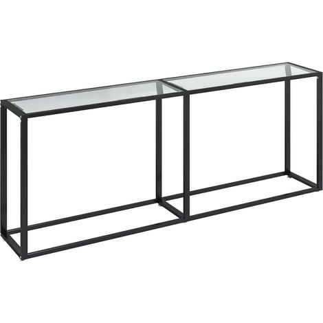 Maison Exclusive - Table console Transparent 200x35x75,5 cm Verre trempé (1/5)
