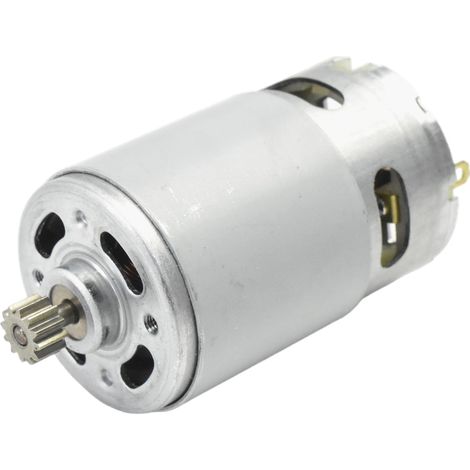 Moteur électrique CC 14,4 V RS-550 11 dents Micro moteur pour perceuse sans fil Pièces de rechange (1/5)