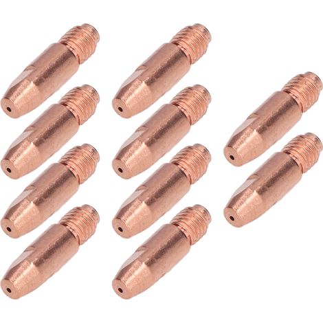 Lot de 10 embouts conducteurs en cuivre pour le remplacement des embouts de torche de soudage, 36KD1.0 (1/5)