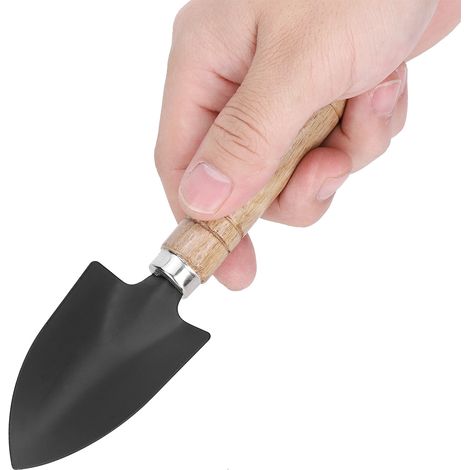 Ensemble de 3 mini-outils de jardinage pour plantes : bêche, griffe, râteau, pelle, outils de plantation de fleurs (1/5)