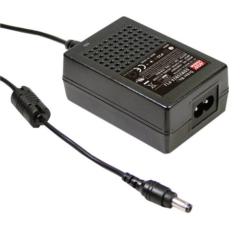 MEAN WELL GSM25B24-P1J Alimentatore da tavolo tensione fissa 24 V 1.04 A 25 W