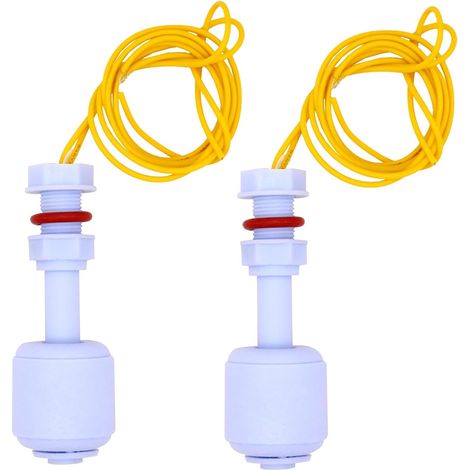 Interrupteur à flotteur vertical, capteur de niveau d'eau, compatible avec les pompes submersibles, interrupteur de contrôle de niveau de liquide adapté à l'aquaculture, au jardinage et aux piscines. (1/5)