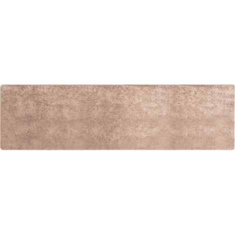 Rug Runner MARSA Sand 100 x 400 cm Polyester and PVC vidaXL