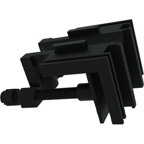 Pince pour Aquarium Multifonction, Fixation Facile, Acrylique Noir (1/5)