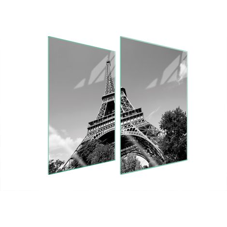 PIASTRA PROTETTIVA IN VETRO PER CUCINA 2x35x52 PARIS (1/5)