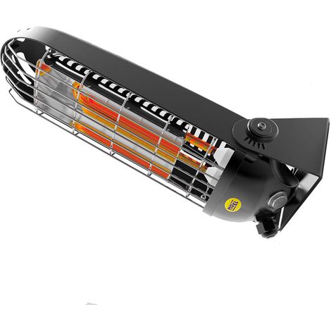 Stufa Elettrica Riscaldatore Infrarossi Lucciola 800W Onde Medie IP65