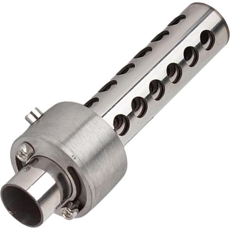 Chicane Échappement Moto 51mm, DB Killer Universel en Acier Inox, Réducteur de Bruit Amovible pour Silencieux Échappement Moto, avec Vis (1x Fixation par vis latérales) (1/5)