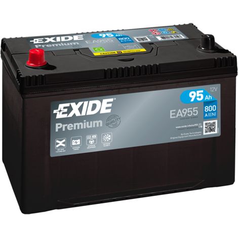 Batería de coche Tudor 95Ah EA955 Exide