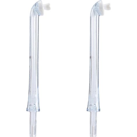 Lot de 2 embouts de haute qualité pour hydropulseur AirFloss HX8331, HX8332, HX8340, HX8341, HX8381 et HX8401. (1/5)