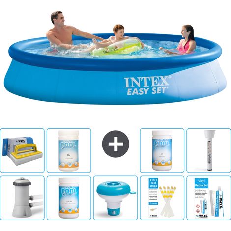 Intex Piscine Easy Set Ronde - 366x76 cm - 10-pièces S43227 (1/5)