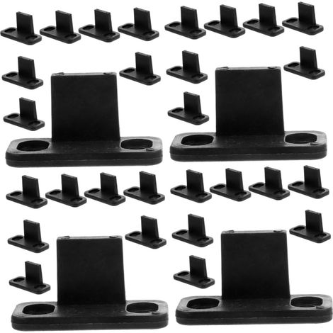 32 pièces guide de sol pour porte coulissante (1/5)