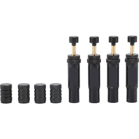 Lot de 4 soupapes de purge d'air automatiques, soupapes d'échappement compactes en alliage d'aluminium. (1/5)