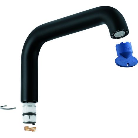 Grohe Rohrauslauf für Essence Einhand-Waschtischbatterie, XL-Size, Phantom Black, 13375KF0 (1/2)