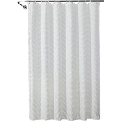 Tenda da doccia taglia M 180 x 180 cm, tenda da bagno, tenda da doccia in tessuto, divisorio per bagno, tenda per bagni, cabine doccia, camere da letto (1/5)