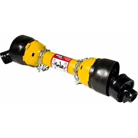 Lem Select – Transmission à cardan AMA pour tracteur CAT 5 x L 1000 – Limiteur à roue libre – Couple maxi 240 daNm – Tube triangulaire goupillé
