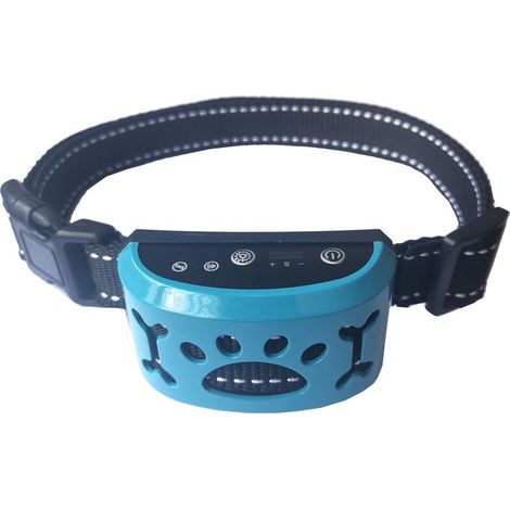 Collier anti-aboiement pour chien Dispositif anti-aboiement excessif Formation anti-aboiement sûre, inoffensive et humaine