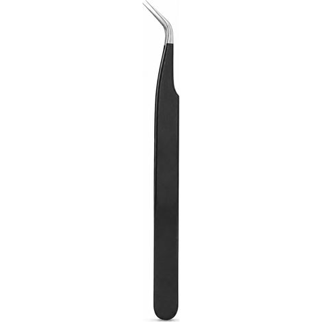 Pince brucelles ESD ESD-11 pointe fine sans rebord sachet (1/5)