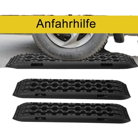 Piste de récupération, Capacité de charge 10 tonnes, Dimensions 105 x 30 x 6 cm, Matériau en caoutchouc, Surface dentelée, Compatibilité tout-terrain et camions (1/5)