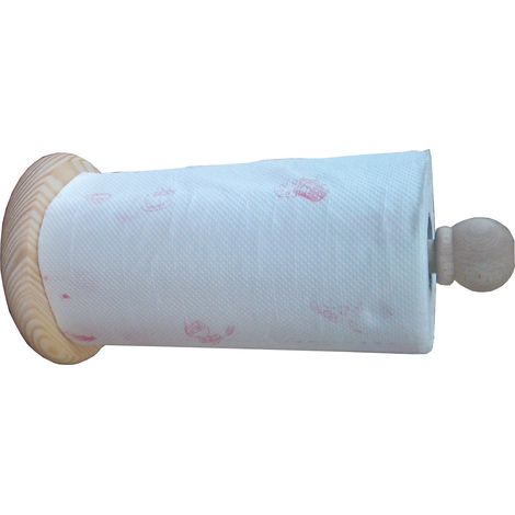 Portarotolo Legno Verticale Naturale Cm 14X30 (1/2)