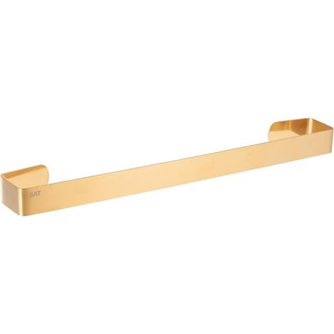 Mood porte-serviettes en acier inoxydable, fixation sans vis, or brossé (SATDMOOD23BZ)